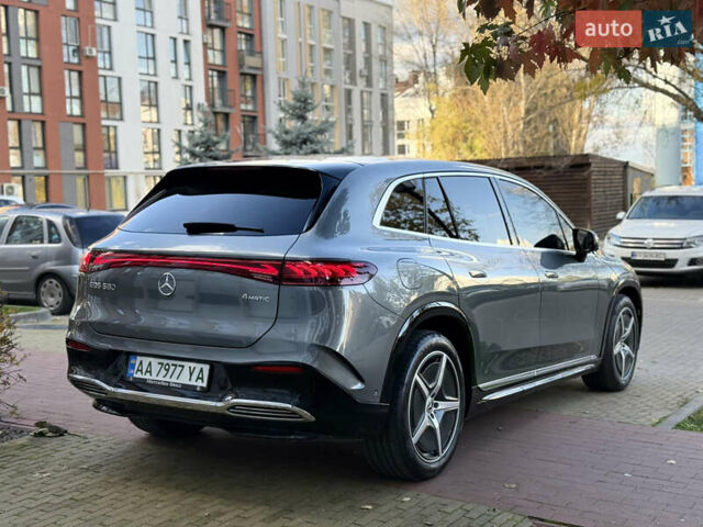 Серый Мерседес EQS SUV, объемом двигателя 0 л и пробегом 16 тыс. км за 85500 $, фото 5 на Automoto.ua