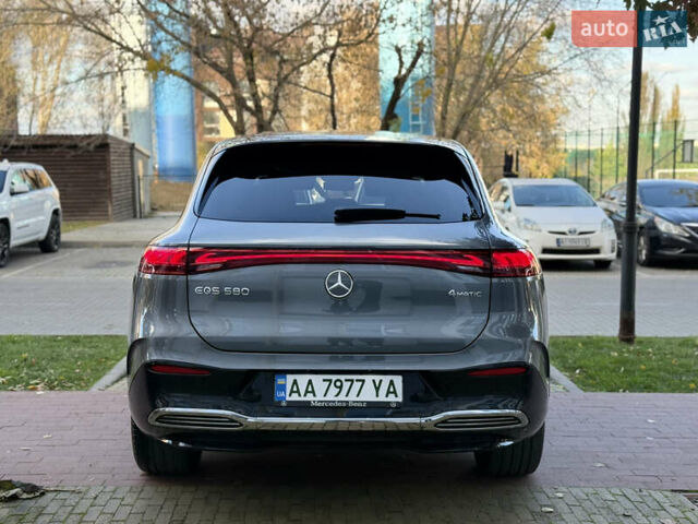 Серый Мерседес EQS SUV, объемом двигателя 0 л и пробегом 16 тыс. км за 85500 $, фото 6 на Automoto.ua
