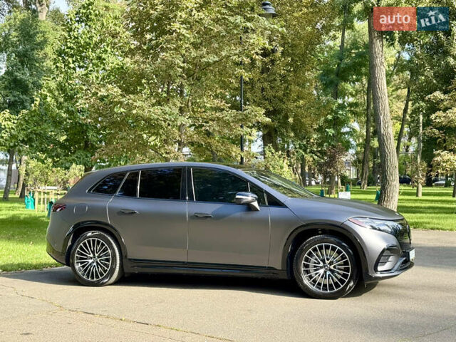 Синий Мерседес EQS SUV, объемом двигателя 0 л и пробегом 24 тыс. км за 68000 $, фото 3 на Automoto.ua