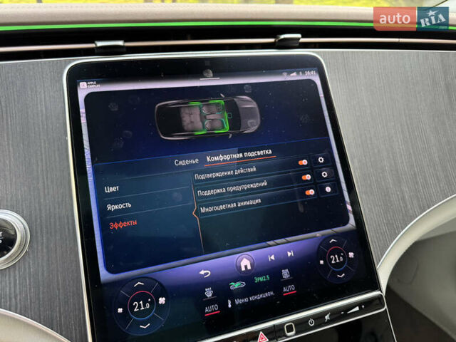 Синий Мерседес EQS SUV, объемом двигателя 0 л и пробегом 24 тыс. км за 68000 $, фото 66 на Automoto.ua