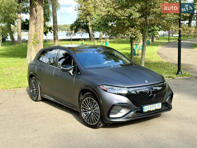 Синий Мерседес EQS SUV, объемом двигателя 0 л и пробегом 24 тыс. км за 68000 $, фото 4 на Automoto.ua