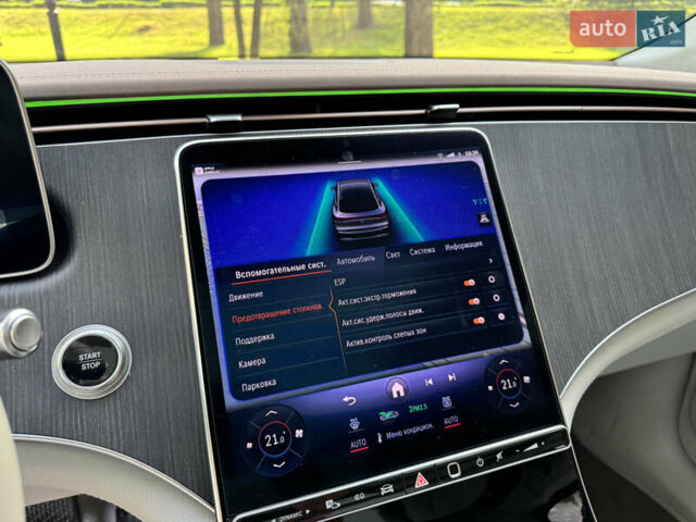 Синий Мерседес EQS SUV, объемом двигателя 0 л и пробегом 24 тыс. км за 68000 $, фото 58 на Automoto.ua