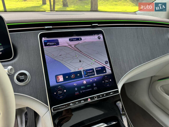 Синий Мерседес EQS SUV, объемом двигателя 0 л и пробегом 24 тыс. км за 68000 $, фото 53 на Automoto.ua