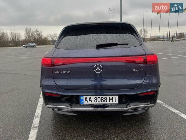 Синий Мерседес EQS SUV, объемом двигателя 0 л и пробегом 19 тыс. км за 70000 $, фото 9 на Automoto.ua