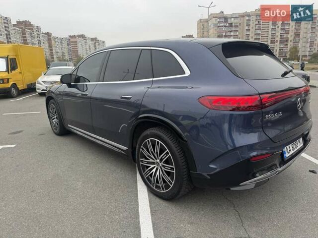 Синий Мерседес EQS SUV, объемом двигателя 0 л и пробегом 19 тыс. км за 71000 $, фото 9 на Automoto.ua
