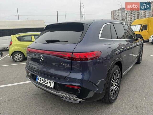 Синий Мерседес EQS SUV, объемом двигателя 0 л и пробегом 19 тыс. км за 71000 $, фото 5 на Automoto.ua