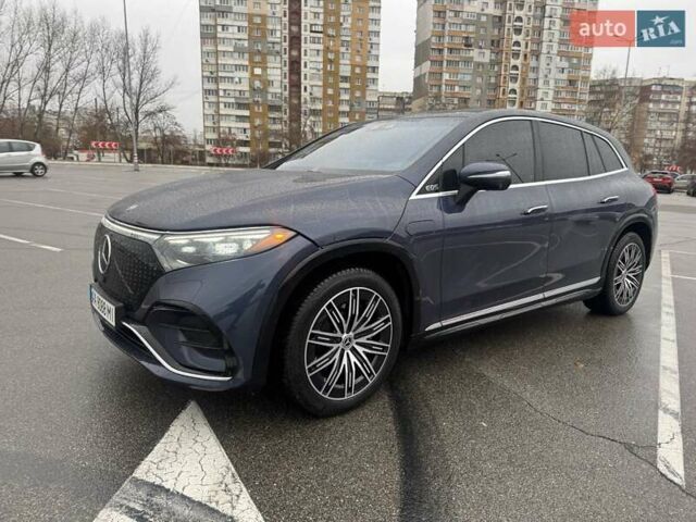 Синий Мерседес EQS SUV, объемом двигателя 0 л и пробегом 19 тыс. км за 70000 $, фото 3 на Automoto.ua