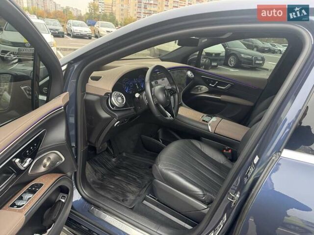 Синий Мерседес EQS SUV, объемом двигателя 0 л и пробегом 19 тыс. км за 71000 $, фото 12 на Automoto.ua