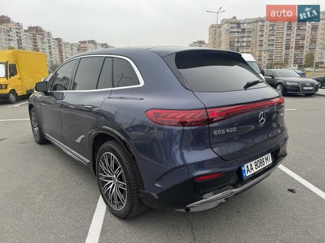 Синий Мерседес EQS SUV, объемом двигателя 0 л и пробегом 19 тыс. км за 71000 $, фото 8 на Automoto.ua