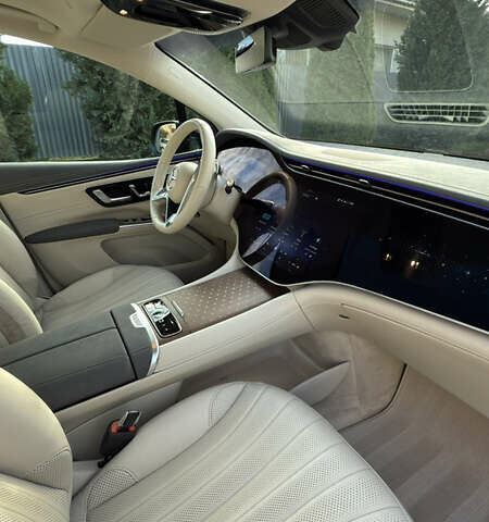 Синий Мерседес EQS SUV, объемом двигателя 0 л и пробегом 24 тыс. км за 95000 $, фото 7 на Automoto.ua