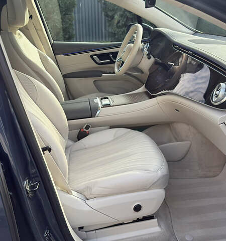 Синий Мерседес EQS SUV, объемом двигателя 0 л и пробегом 24 тыс. км за 95000 $, фото 5 на Automoto.ua