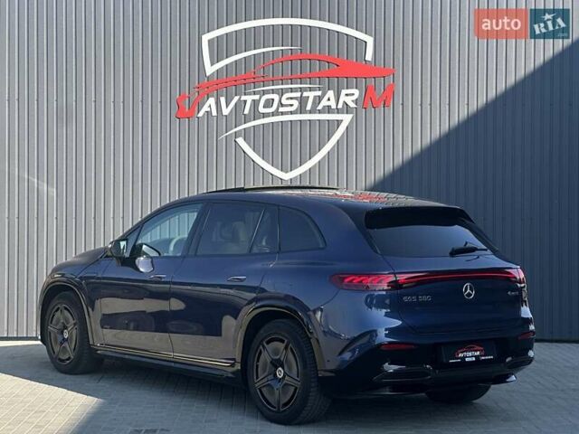 Синий Мерседес EQS SUV, объемом двигателя 0 л и пробегом 16 тыс. км за 102999 $, фото 16 на Automoto.ua