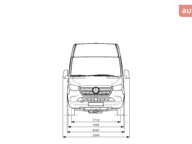 купити нове авто Мерседес eSprinter 2025 року від офіційного дилера Галичина-Авто Мерседес фото