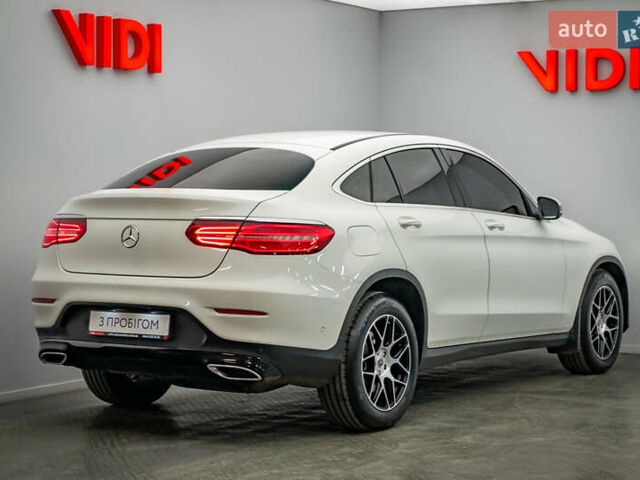 Белый Мерседес GLC-Class Coupe, объемом двигателя 2.1 л и пробегом 138 тыс. км за 35891 $, фото 1 на Automoto.ua