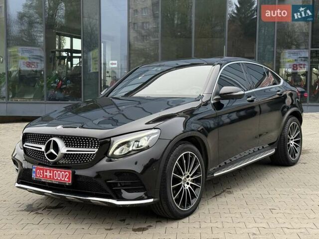 Черный Мерседес GLC-Class Coupe, объемом двигателя 2.2 л и пробегом 124 тыс. км за 38500 $, фото 4 на Automoto.ua