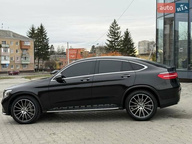 Черный Мерседес GLC-Class Coupe, объемом двигателя 2.2 л и пробегом 124 тыс. км за 38500 $, фото 3 на Automoto.ua