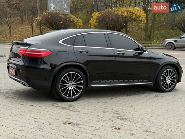 Черный Мерседес GLC-Class Coupe, объемом двигателя 2.2 л и пробегом 124 тыс. км за 38500 $, фото 7 на Automoto.ua