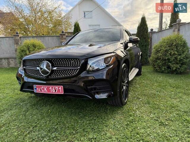 Черный Мерседес GLC-Class Coupe, объемом двигателя 1.99 л и пробегом 150 тыс. км за 44000 $, фото 2 на Automoto.ua