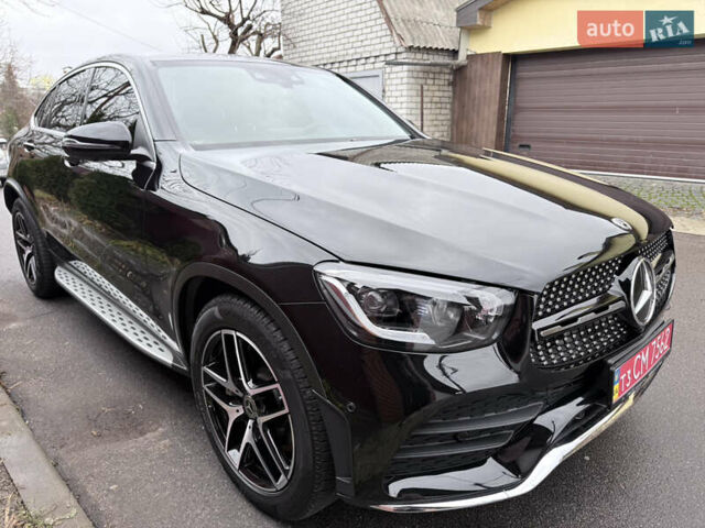 Черный Мерседес GLC-Class Coupe, объемом двигателя 2.14 л и пробегом 89 тыс. км за 36900 $, фото 1 на Automoto.ua