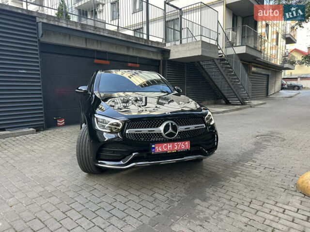 Черный Мерседес GLC-Class Coupe, объемом двигателя 2.93 л и пробегом 81 тыс. км за 54500 $, фото 1 на Automoto.ua