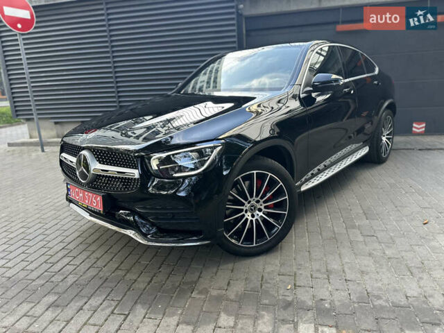 Черный Мерседес GLC-Class Coupe, объемом двигателя 2.93 л и пробегом 81 тыс. км за 54500 $, фото 2 на Automoto.ua