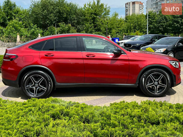 Красный Мерседес GLC-Class Coupe, объемом двигателя 2 л и пробегом 77 тыс. км за 65990 $, фото 7 на Automoto.ua