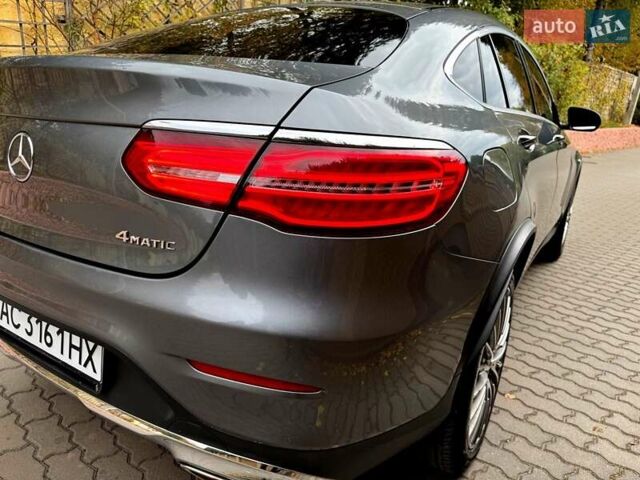 Серый Мерседес GLC-Class Coupe, объемом двигателя 1.99 л и пробегом 140 тыс. км за 37900 $, фото 14 на Automoto.ua