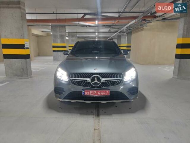 Серый Мерседес GLC-Class Coupe, объемом двигателя 2.99 л и пробегом 124 тыс. км за 45900 $, фото 1 на Automoto.ua