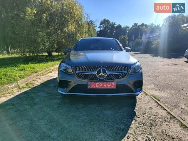 Серый Мерседес GLC-Class Coupe, объемом двигателя 2.99 л и пробегом 125 тыс. км за 44500 $, фото 1 на Automoto.ua