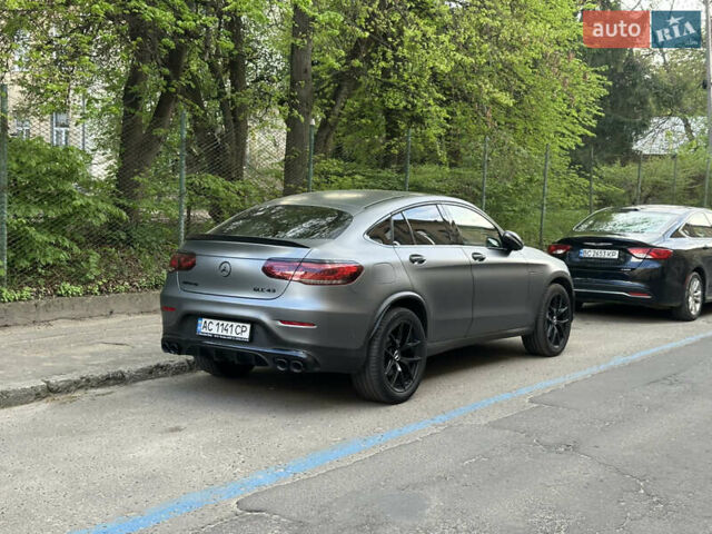 Серый Мерседес GLC-Class Coupe, объемом двигателя 3 л и пробегом 98 тыс. км за 67777 $, фото 9 на Automoto.ua