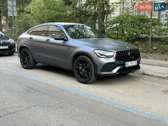 Серый Мерседес GLC-Class Coupe, объемом двигателя 3 л и пробегом 98 тыс. км за 67777 $, фото 5 на Automoto.ua