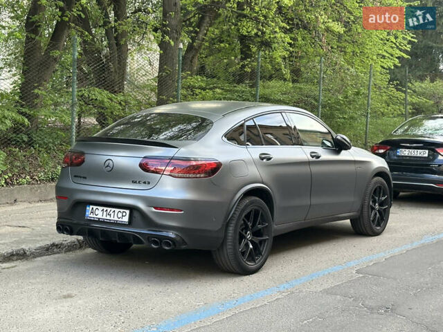 Серый Мерседес GLC-Class Coupe, объемом двигателя 3 л и пробегом 98 тыс. км за 67777 $, фото 8 на Automoto.ua
