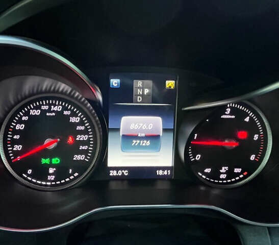 Синий Мерседес GLC-Class Coupe, объемом двигателя 2.1 л и пробегом 77 тыс. км за 40800 $, фото 10 на Automoto.ua