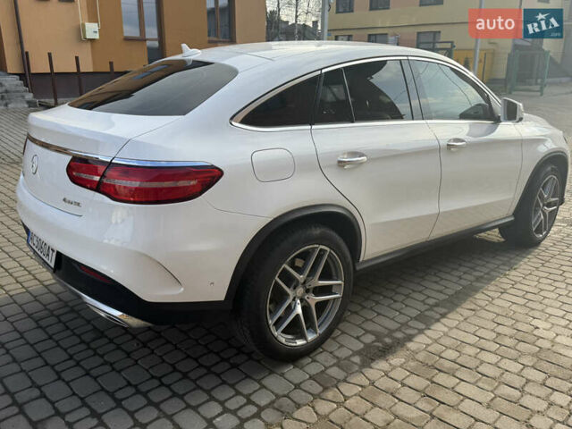 Белый Мерседес GLE-Class Coupe, объемом двигателя 3 л и пробегом 71 тыс. км за 40999 $, фото 4 на Automoto.ua