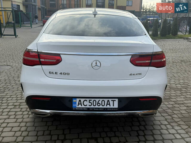 Белый Мерседес GLE-Class Coupe, объемом двигателя 3 л и пробегом 71 тыс. км за 40999 $, фото 5 на Automoto.ua