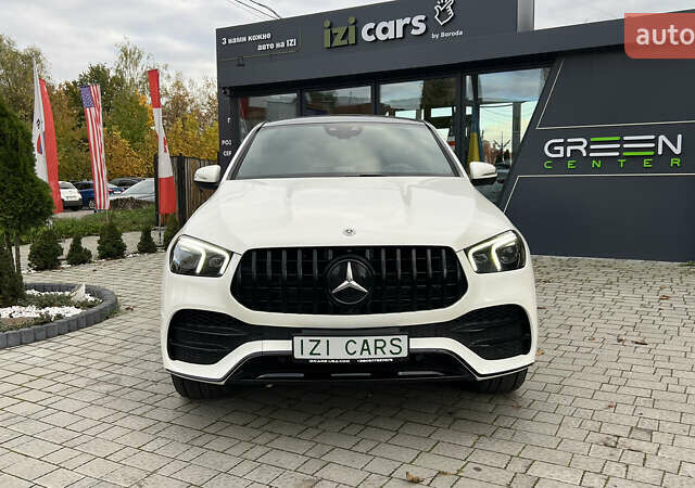 Белый Мерседес GLE-Class Coupe, объемом двигателя 2.93 л и пробегом 90 тыс. км за 77500 $, фото 1 на Automoto.ua