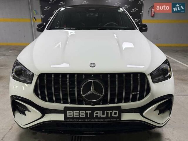 Белый Мерседес GLE-Class Coupe, объемом двигателя 3 л и пробегом 10 тыс. км за 127500 $, фото 1 на Automoto.ua