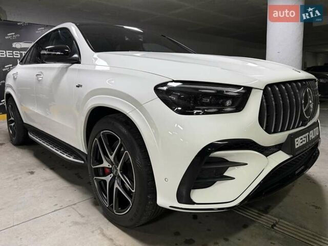 Белый Мерседес GLE-Class Coupe, объемом двигателя 3 л и пробегом 10 тыс. км за 127500 $, фото 5 на Automoto.ua