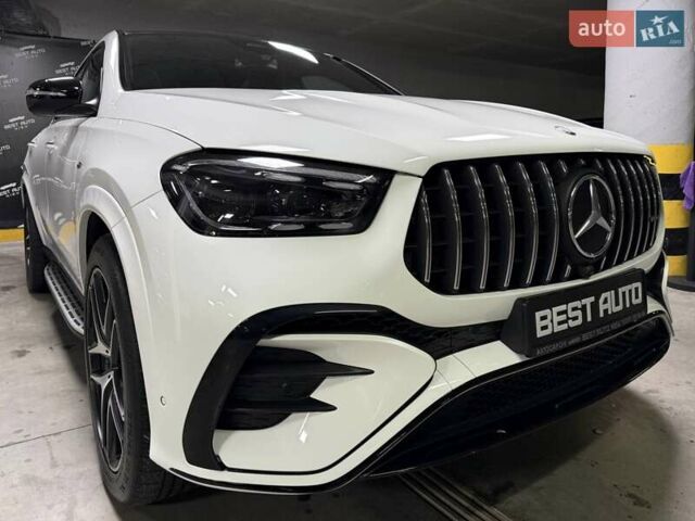 Белый Мерседес GLE-Class Coupe, объемом двигателя 3 л и пробегом 10 тыс. км за 127500 $, фото 4 на Automoto.ua