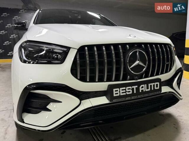 Белый Мерседес GLE-Class Coupe, объемом двигателя 3 л и пробегом 10 тыс. км за 127500 $, фото 3 на Automoto.ua