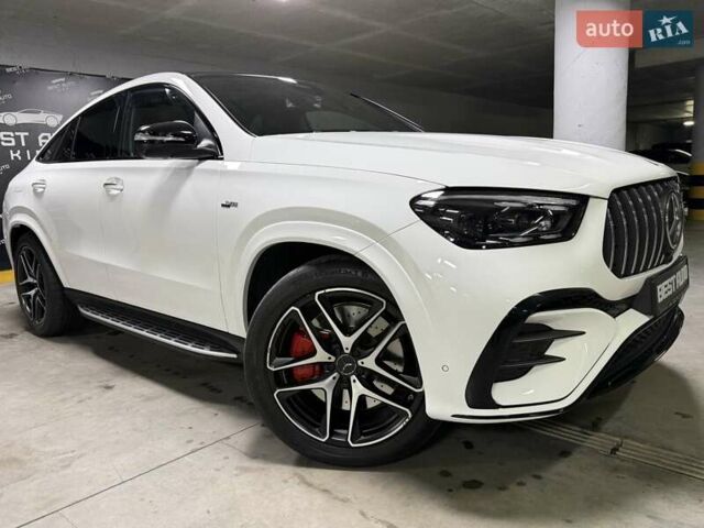 Белый Мерседес GLE-Class Coupe, объемом двигателя 3 л и пробегом 10 тыс. км за 127500 $, фото 128 на Automoto.ua