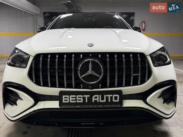 Белый Мерседес GLE-Class Coupe, объемом двигателя 3 л и пробегом 10 тыс. км за 127500 $, фото 2 на Automoto.ua