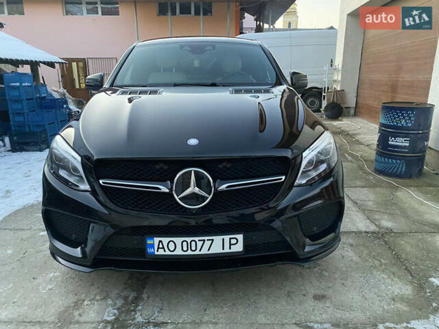 Черный Мерседес GLE-Class Coupe, объемом двигателя 3 л и пробегом 133 тыс. км за 42000 $, фото 1 на Automoto.ua