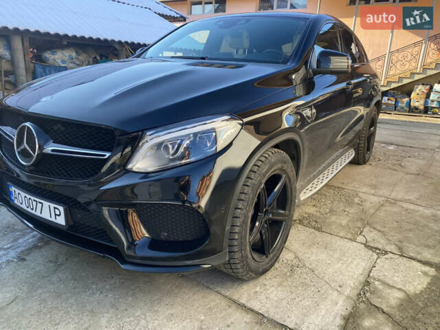 Черный Мерседес GLE-Class Coupe, объемом двигателя 3 л и пробегом 133 тыс. км за 42000 $, фото 3 на Automoto.ua