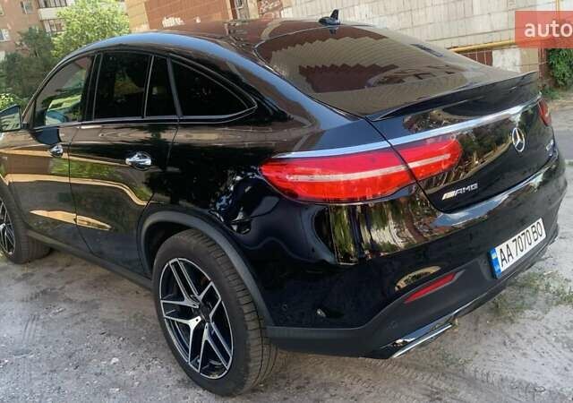 Черный Мерседес GLE-Class Coupe, объемом двигателя 3 л и пробегом 74 тыс. км за 46500 $, фото 7 на Automoto.ua