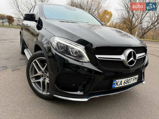 Черный Мерседес GLE-Class Coupe, объемом двигателя 3 л и пробегом 65 тыс. км за 45800 $, фото 2 на Automoto.ua