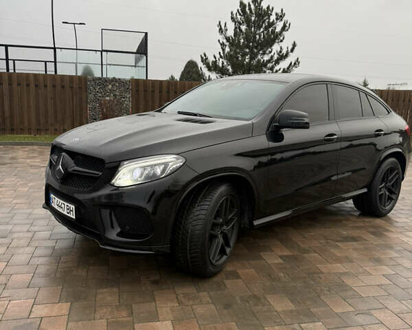 Черный Мерседес GLE-Class Coupe, объемом двигателя 2.99 л и пробегом 171 тыс. км за 45500 $, фото 1 на Automoto.ua