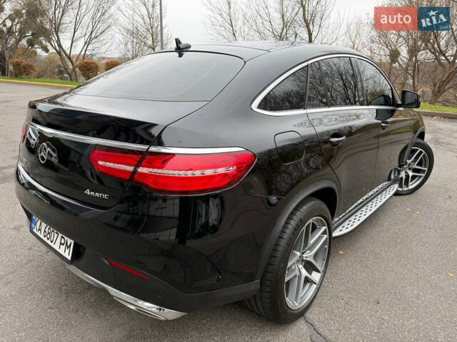 Черный Мерседес GLE-Class Coupe, объемом двигателя 3 л и пробегом 65 тыс. км за 45800 $, фото 6 на Automoto.ua