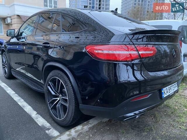 Черный Мерседес GLE-Class Coupe, объемом двигателя 2.99 л и пробегом 188 тыс. км за 39500 $, фото 1 на Automoto.ua