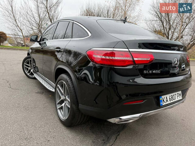 Черный Мерседес GLE-Class Coupe, объемом двигателя 3 л и пробегом 65 тыс. км за 45800 $, фото 4 на Automoto.ua
